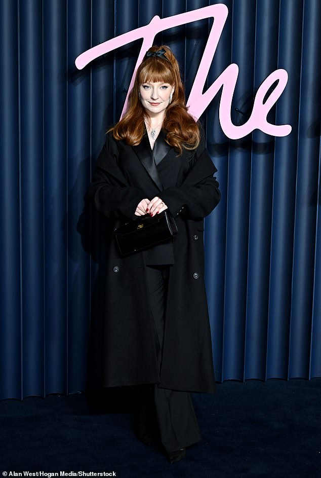 Having been wowing audiences with her West End turn in Hadestown, Nicola Roberts opted for a chic all-black outfit for the evening