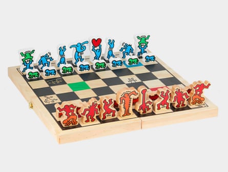 Keith Haring chess set