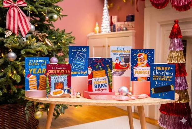The Christmas card range comes with the option to personalise some of the designs