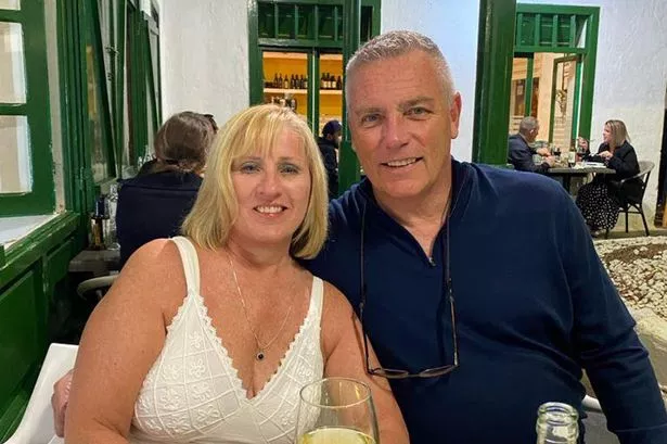 Mark Federspiel pictured with wife Annette