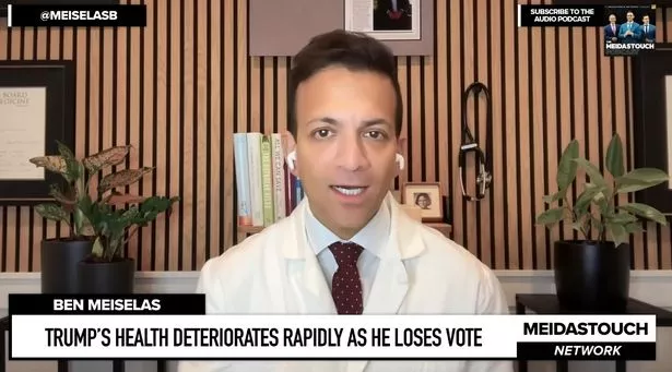 Dr Vin Gupta was discussing the president's MRI scan