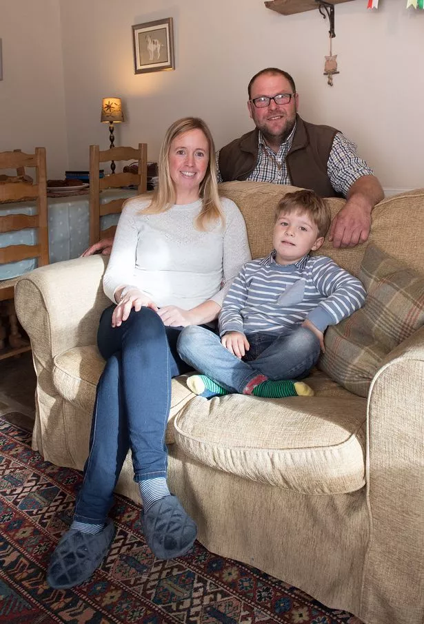 Jill Phil and John-William Thorp Stott Hall Farm M62