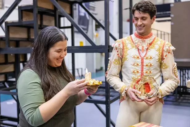 Guide Dogs Ambassador and Royal Ballet & Opera Principal Dancer Reece Clarke joins guide dog owners Kimberly Heal and Anica Zeyen